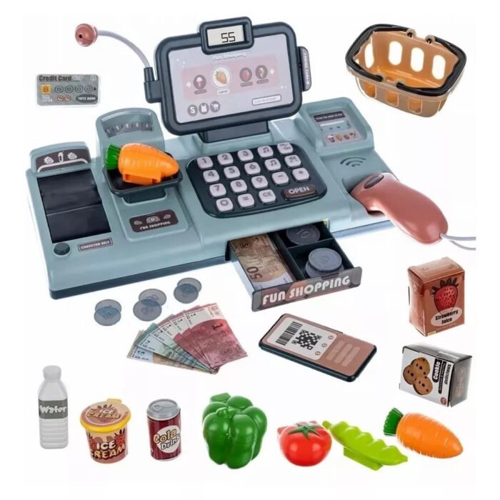 Caja Registradora Juguete Niños Negra