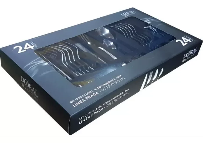 Juego Cuchillería 24 Piezas 2.0mm inox