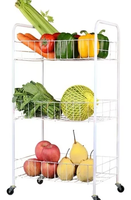 Estante Organizador Metal 4 Ruedas 3 Ni