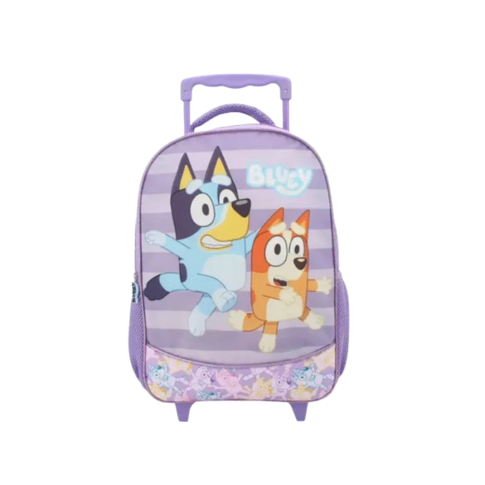 Mochila Con Ruedas Bluey Morada