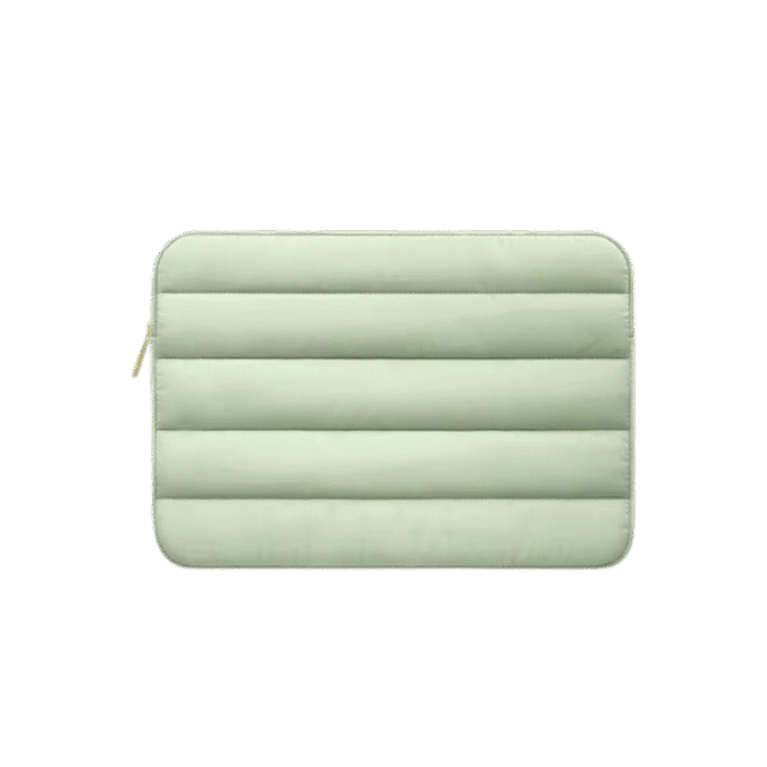 Funda laptop 13" acolchada verde pastel