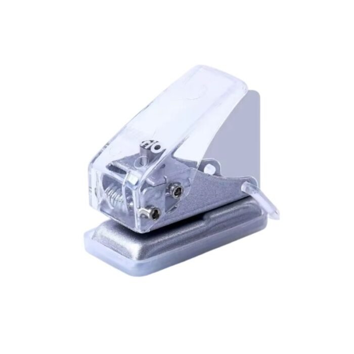 Mini perforadora transparente